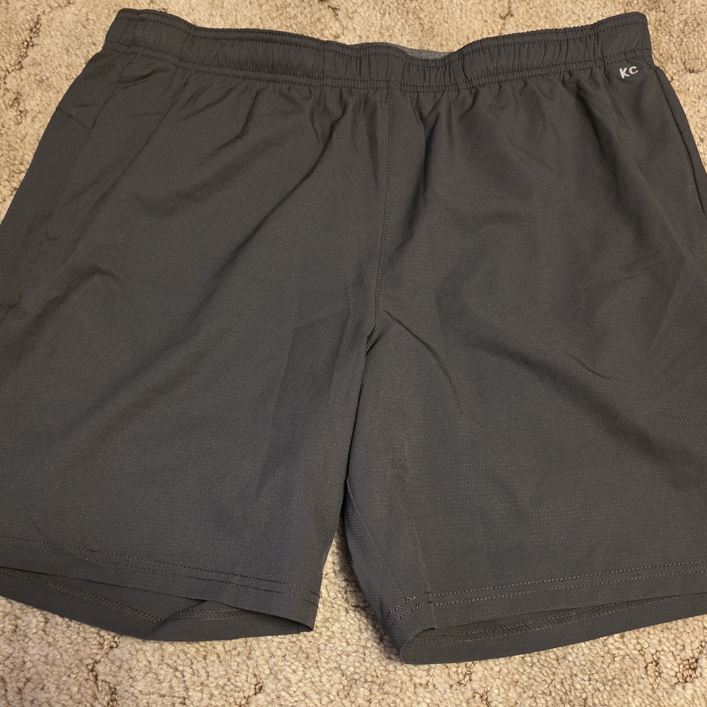 Kenneth Cole Charcoal Athletic Shorts